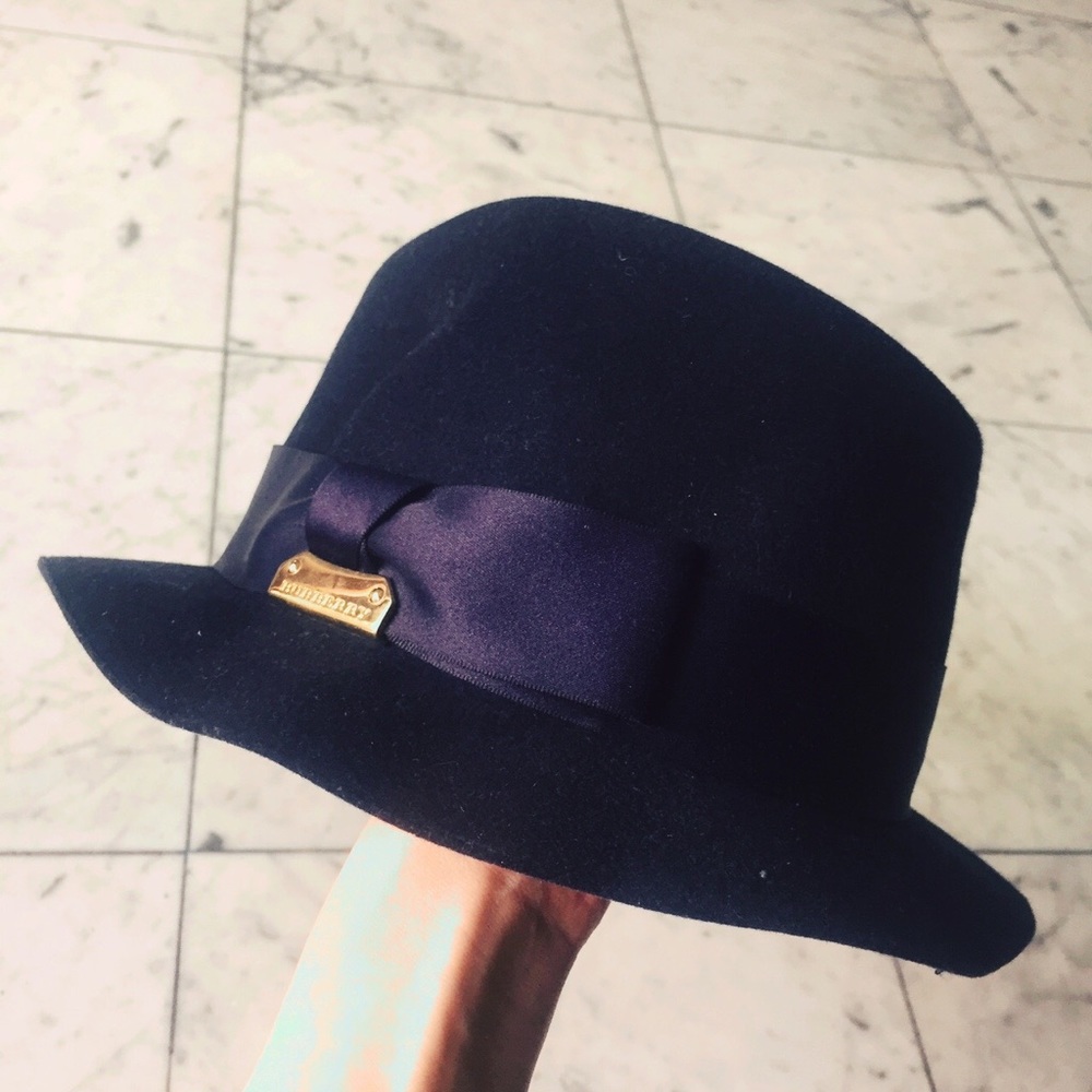 Burberry Rabbit Hair Fedora - Picture 2 of 4